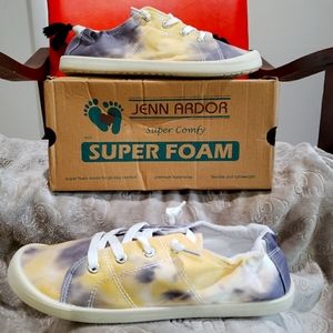 NWT JENN ARDOR Lace Up Sneakers, Tie-Dye (9)
